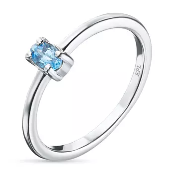 Кольцо из серебра с топазом э0609кц03220462