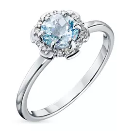 Кольцо из серебра с топазом э0609кц04200018