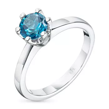 Кольцо из серебра с топазом э0609кц04201896