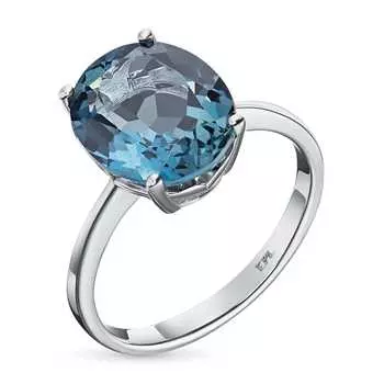 Кольцо из серебра с топазом э0609кц04220407