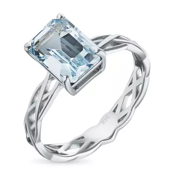 Кольцо из серебра с топазом э0609кц04220417