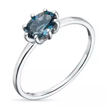 Кольцо из серебра с топазом э0609кц04220432