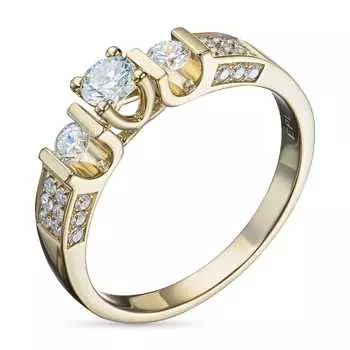 Кольцо из желтого золота э0312кц08151100_white