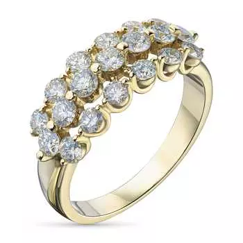 Классическое кольцо из желтого золота э0312кц08188800_white