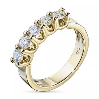 Классическое кольцо из желтого золота э0312кц10169900_white
