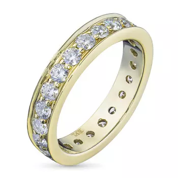 Кольцо из желтого золота с бриллиантами э0301кц04175000