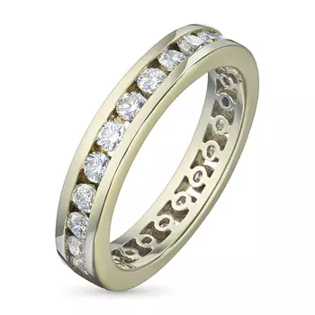 Кольцо из желтого золота с бриллиантами э0301кц12093600