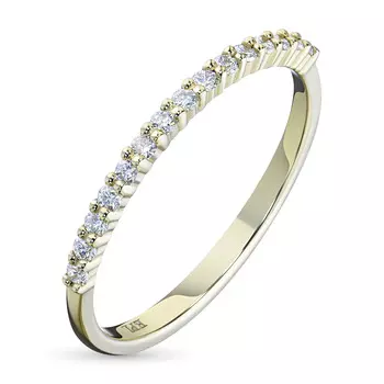 Кольцо из желтого золота с бриллиантами э0301кц12153500