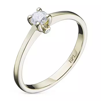 Кольцо из желтого золота с бриллиантами э0301кц02150900