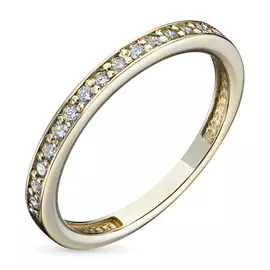 Кольцо из желтого золота с бриллиантами э0301кц04167100