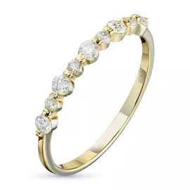 Кольцо из желтого золота с бриллиантами э0301кц06200110