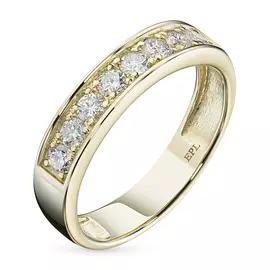 Кольцо из желтого золота с бриллиантом э0301кц08183500