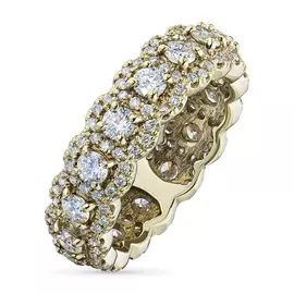 Кольцо из желтого золота с бриллиантами э0301кц08188000