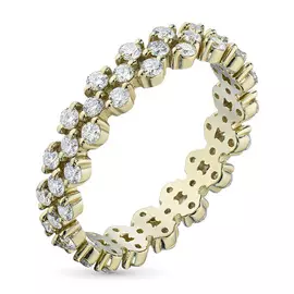 Кольцо из желтого золота с бриллиантами э0301кц11173000