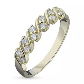 Кольцо из желтого золота с бриллиантом э0301кц04200771