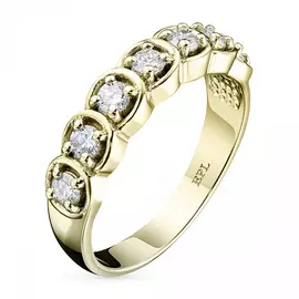 Кольцо из желтого золота с бриллиантами э0301кц02135700