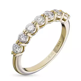 Кольцо из желтого золота с бриллиантом э0301кц02167200