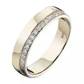 Кольцо из желтого золота с бриллиантами э0301кц04162900