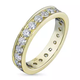 Кольцо из желтого золота с бриллиантами э0301кц04175000