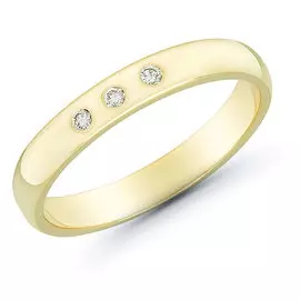 Кольцо из желтого золота с бриллиантами э0301кц07131700