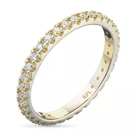 Кольцо из желтого золота с бриллиантами э0301кц07210306