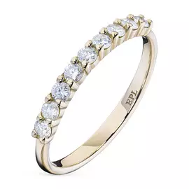 Кольцо из желтого золота с бриллиантом э0301кц12153400