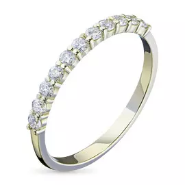 Кольцо из желтого золота с бриллиантом э0301кц12153600