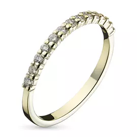 Кольцо из желтого золота с бриллиантом э0301кц12153700