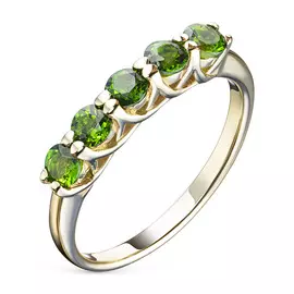 Кольцо из желтого золота с гранатами э0305кц05103500