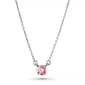 Колье из белого золота э0912кл05163100_pink