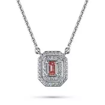 Колье из белого золота э0912кл11220007_pink