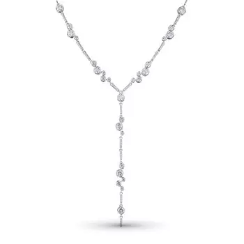 Колье из белого золота с бриллиантами э0901кл04202685