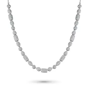 Колье из белого золота с бриллиантами э0901кл07210952