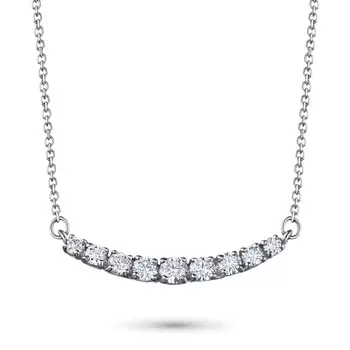 Колье из белого золота с бриллиантами э4701кл09168700