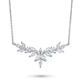 Колье из белого золота с бриллиантами э0900кл01200140