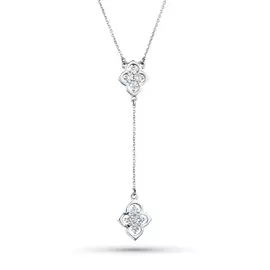 Колье из белого золота с бриллиантами э0901кл04210026