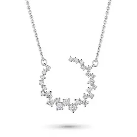 Колье из белого золота с бриллиантами э0901кл07210701