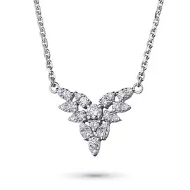 Колье из белого золота с бриллиантами э0901кл10190270