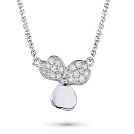 Колье из белого золота с бриллиантами э0901кл10200117