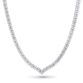 Колье из белого золота с бриллиантами э0901кл12170500