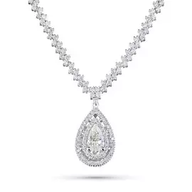 Колье из белого золота с бриллиантами э0901кл12180700