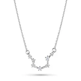 Колье из белого золота с бриллиантами, созвездие Водолей э0901кл04210501