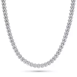 Колье из белого золота с бриллиантом э0901кл01160500