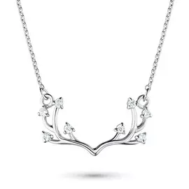 Колье из белого золота с бриллиантами э0901кл02211011