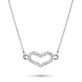 Колье из белого золота с бриллиантом э0901кл02211040