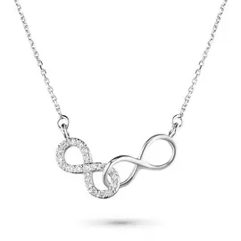 Колье из белого золота с бриллиантом э0901кл02211041