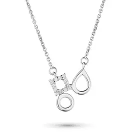 Колье из белого золота с бриллиантами э0901кл03210007