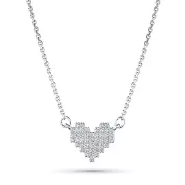 Колье из белого золота с бриллиантом э0901кл04211017