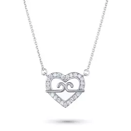 Колье из белого золота с бриллиантами э0901кл05211010