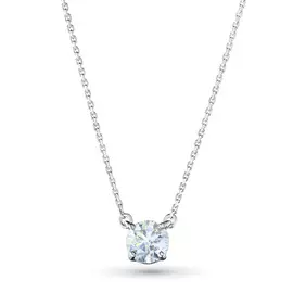 Колье из белого золота с бриллиантом э0901кл08210860